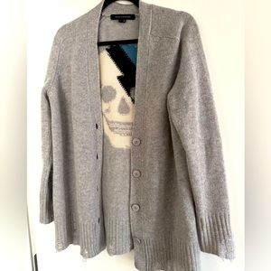 Skull Cashmere/Cashmere sweater Cardigan